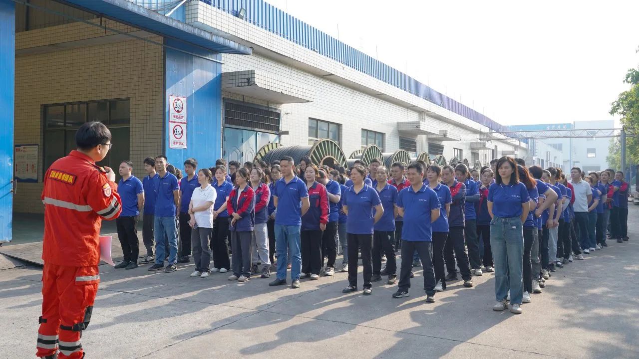 2025年湘聯(lián)電纜消防綜合演習(xí)順利舉行！