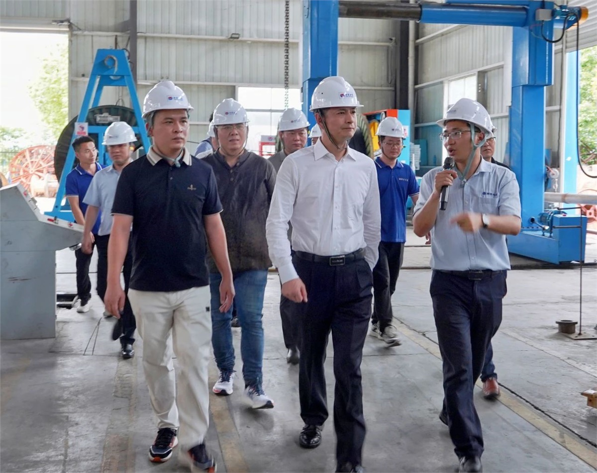 瀏陽市委副書記、市長王雄文蒞臨湘聯電纜調研指導！